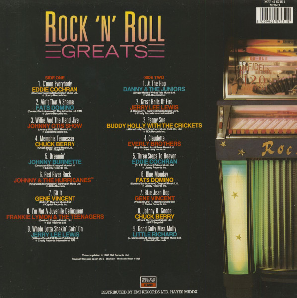 Rock & Roll Greats, Vol.2 (LP)