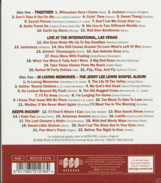 Four Jerry Lee Lewis Albums (2-CD)