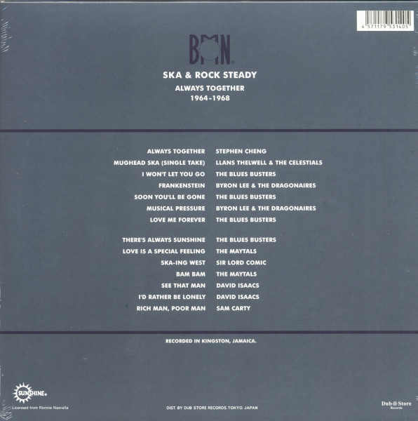 BMN Ska & Rock Steady - Always Together 1964-1968 (LP)
