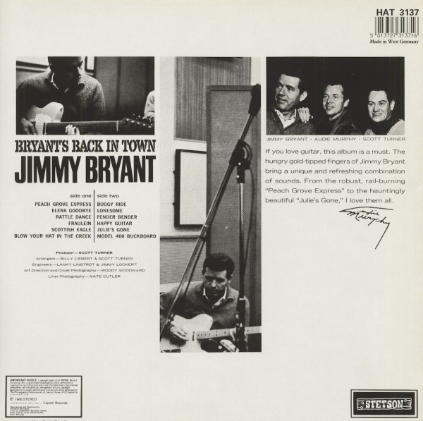 Bryant's Back In Town (LP)