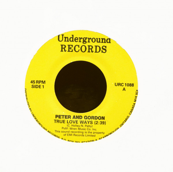 True Love Ways - Knight In Rusty Armour (7inch, 45rpm) True Love Ways - Knight In Rusty Armour (7inch, 45rpm)