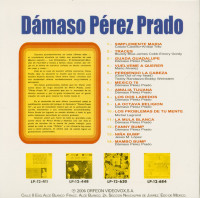 Aperçu: Damaso Perez Prado 70 - Stereo (CD) Aperçu: Damaso Perez Prado 70 - Stereo (CD)