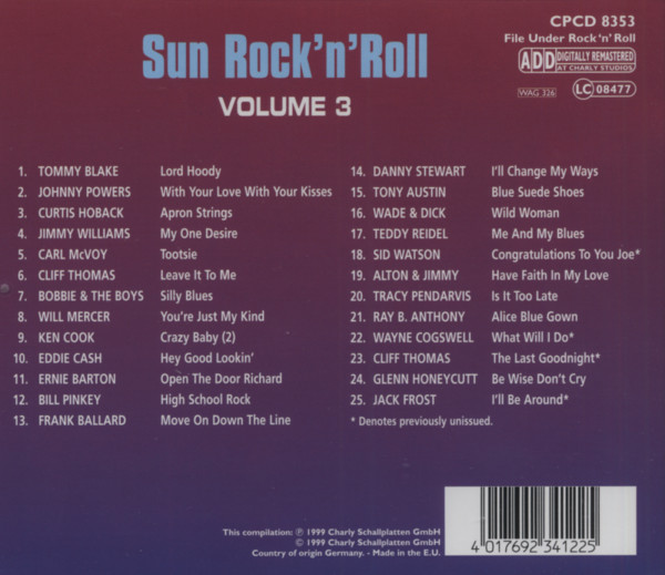 Sun Rock'n'Roll Vol.3 (CD)