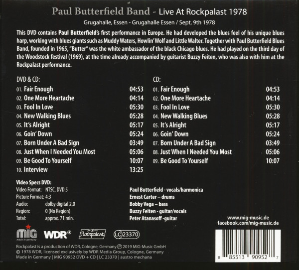 Live At Rockpalast 1978 (CD & DVD)