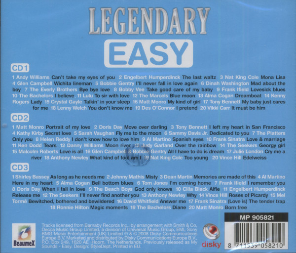 Legendary Easy (3-CD)