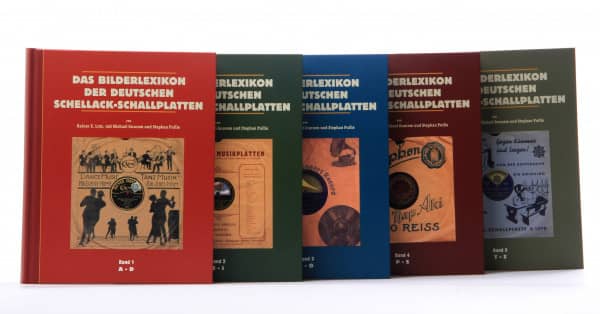 Das Bilderlexikon der deutschen Schellack-Schallplatten (5 Bände) - The German Record Label Book