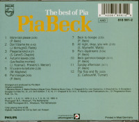 Aperçu: The Best Of Pia Beck (CD) Aperçu: The Best Of Pia Beck (CD)