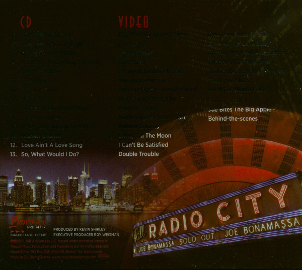 Live At Radio City Music Hall 2015 (CD&DVD)