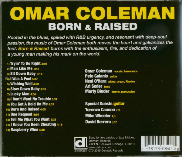 Born & Raised (CD)