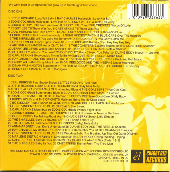 The Hamburg Repertoire - The Original Classic Recordings Of Songs Performed By The Beatles Onstage In Hamburg (2-CD)