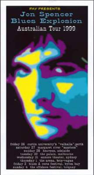 Australian Tour 1999 - Reprint Color 36x68cm