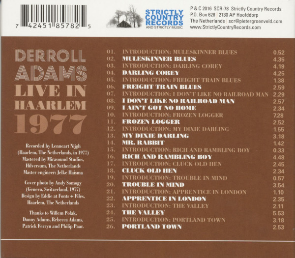 Live in Haarlem 1977 (CD)