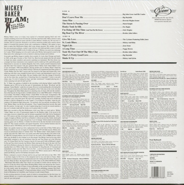 Blam! - NYC R&B Sessions 1953 - 1961 (LP)