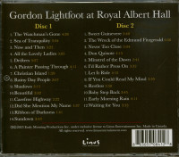 Aperçu: Gordon Lightfoot At Royal Albert Hall (2-CD) Aperçu: Gordon Lightfoot At Royal Albert Hall (2-CD)