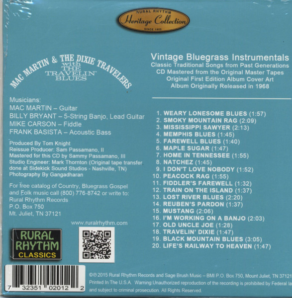 With The Travelin' Blues (CD)