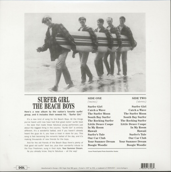 Surfer Girl (Picture-LP, 180g Vinyl)