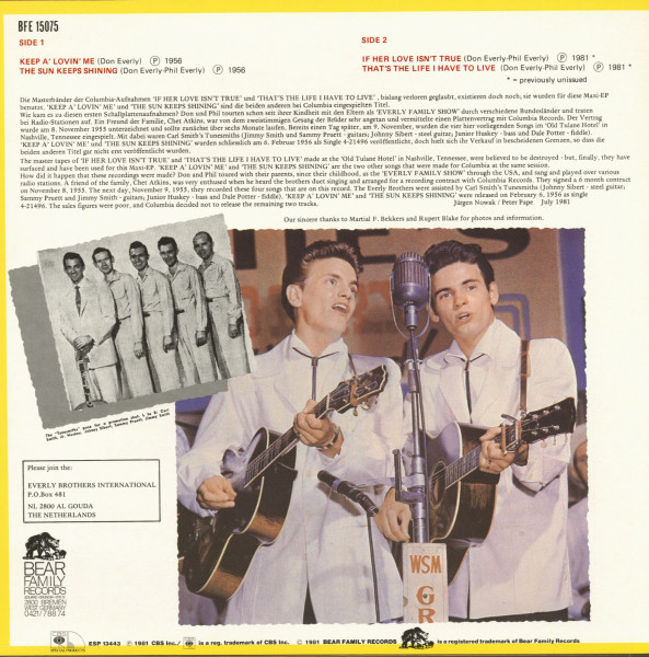 Nashville, Tennessee, November 9, 1955 (12inch EP, 45rpm)