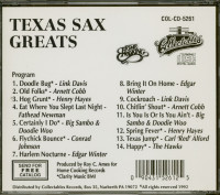 Aperçu: Texas Sax Greats (CD) Aperçu: Texas Sax Greats (CD)