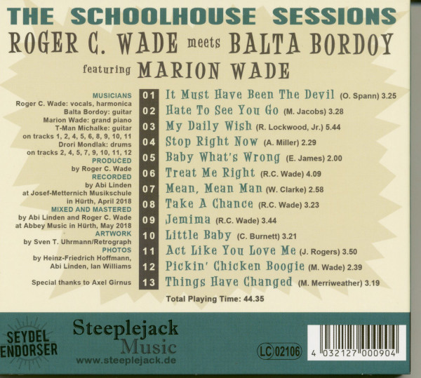 The Schoolhouse Sessions (CD)