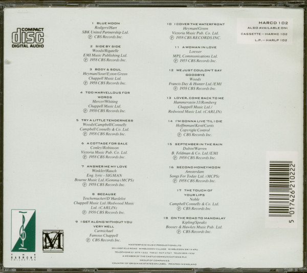 Portrait Of A Song Stylist (CD)