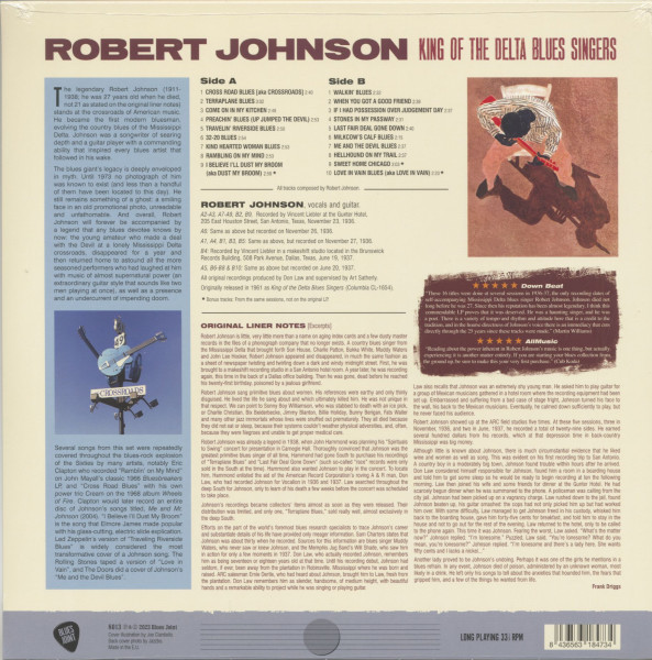 King Of The Delta Blues Singers (LP, 180g colored Vinyl)