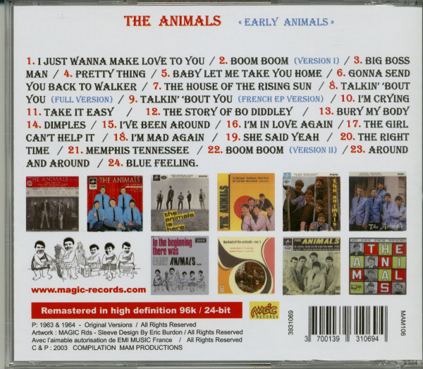 Early Animals (CD)
