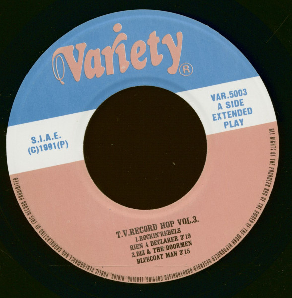 TV Record Hop Vol.3 (7inch, 45rpm, EP)