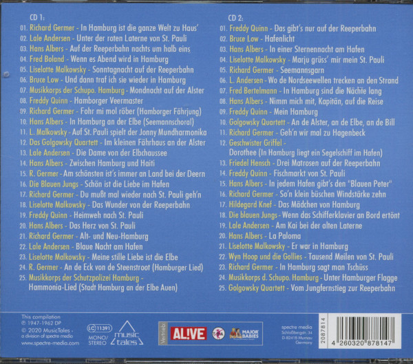 In Hamburg An Der Elbe - So Klingt's In Hamburg (2-CD)