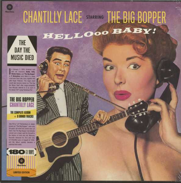 Chantilly Lace Starring The Big Bopper - Hellooo Baby! (LP, 180g Vinyl, Ltd.) Chantilly Lace Starring The Big Bopper - Hellooo Baby! (LP, 180g Vinyl, Ltd.)