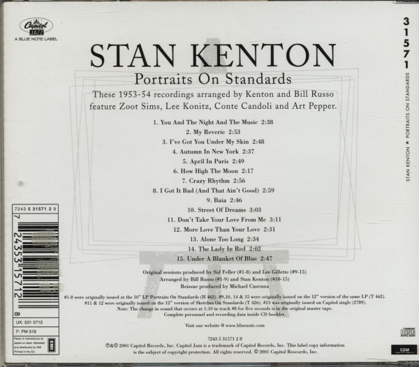 Portraits On Standards (CD)
