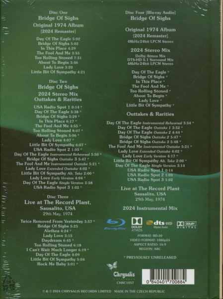 Bridge Of Sighs (3-CD + Blu-ray Disc)