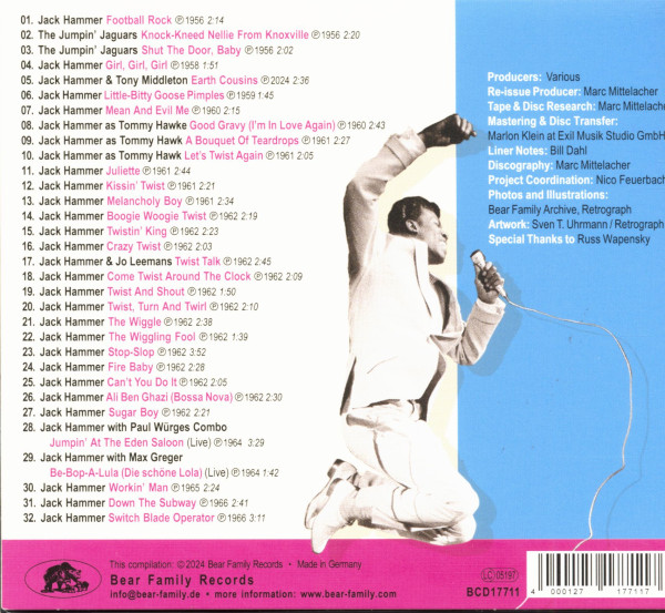 On The Dancefloor With Jack Hammer (CD)