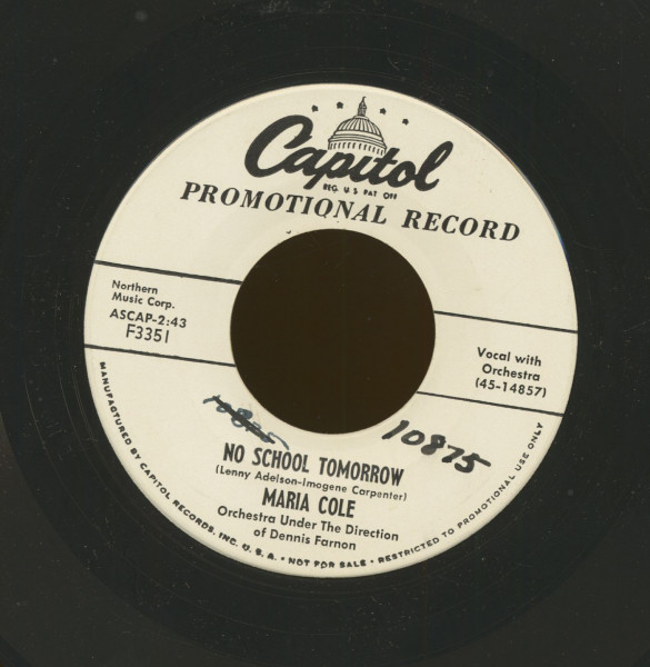 Just The Boy - No School Tomorrow (7inch, 45rpm)