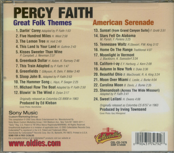 Great Folk Themes - American Serenade (CD)