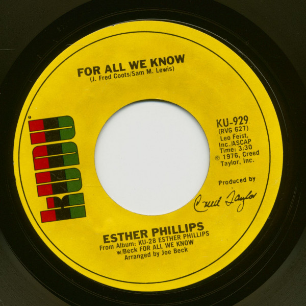 For All We Know - Fever (7inch, 45rpm) For All We Know - Fever (7inch, 45rpm)