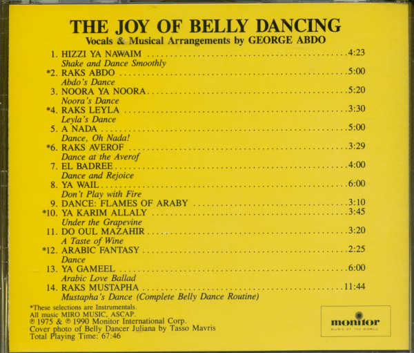 The Joy Of Belly Dancing (CD)