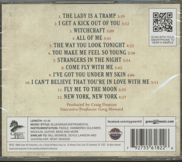Bluegrass Sinatra (CD)