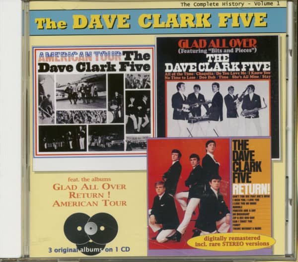 Complete History Vol.1 - Glad All Over - Return - American Tour (CD)