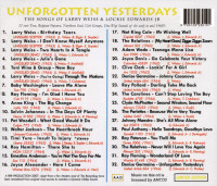 Aperçu: Va Unforgotten Yesterdays - The Songs Of Larry Weiss & Lockie Edwards Jr. Aperçu: Va Unforgotten Yesterdays - The Songs Of Larry Weiss & Lockie Edwards Jr.