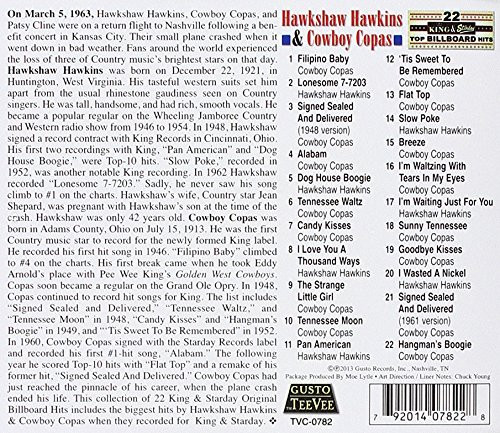 22 King and Starday Top Billboard Hits (CD)