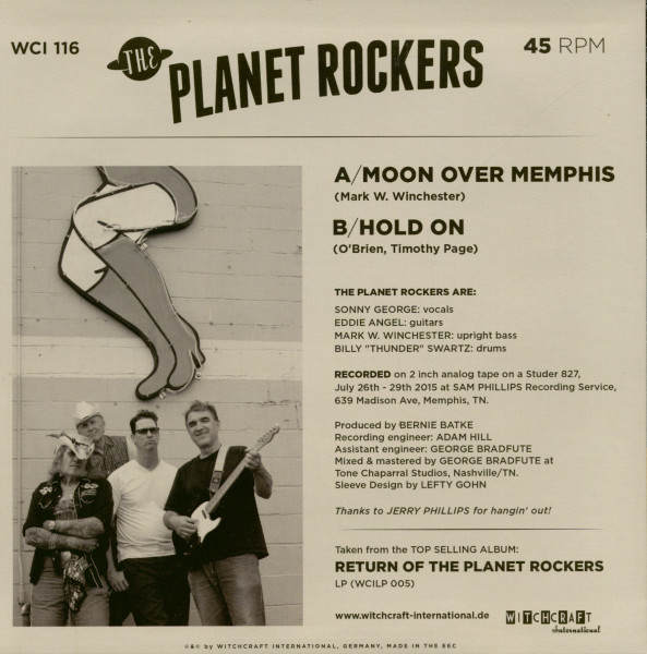 Moon Over Memphis - Hold On (7inch, 45rpm, PS)