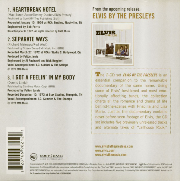 Elvis By The Presleys (CD - Sampler)