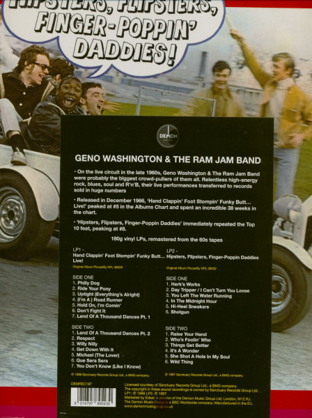 Geno Washington And The Ram Jam Band (2-LP, 180g Vinyl)