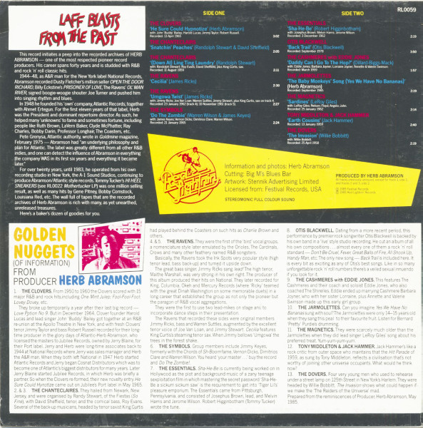 R&B - Laff Blasts From The Past (LP)