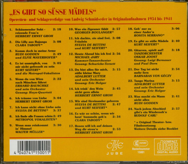 Es gibt so süsse Mädels (CD)