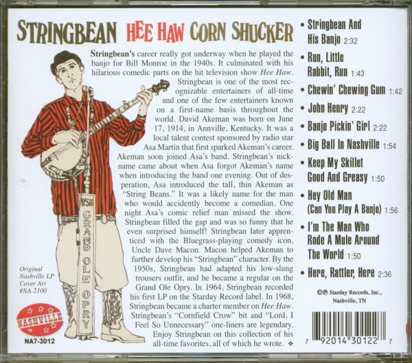Hee Haw Corn Shucker (CD)