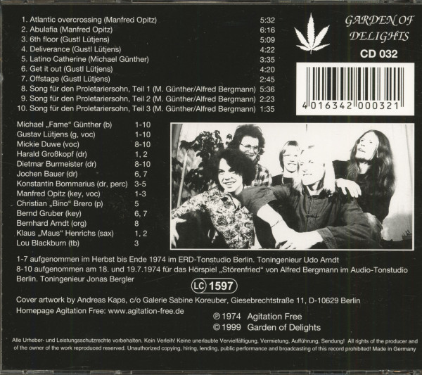 The Other Side Of Agitation Free (CD)