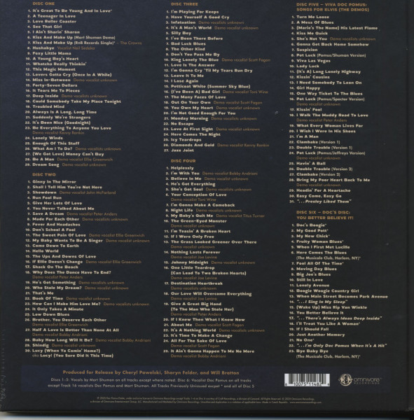 You Can't Hip A Square - The Doc Pomus Songwrititng Demos (6-CD)