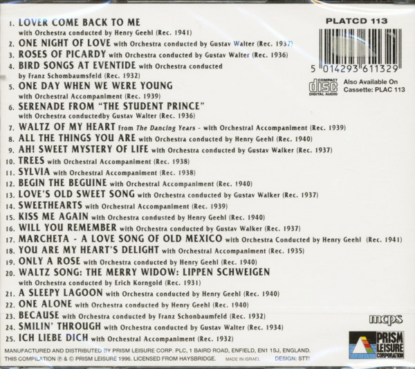 The Voice Of Romance - 25 Golden Memories (CD)