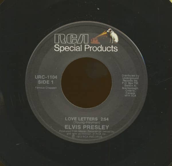 Love Letters - King Of The Whole Wide World (7inch, 45rpm)